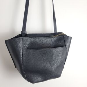 Anthropologie Black adjustable crossbody purse